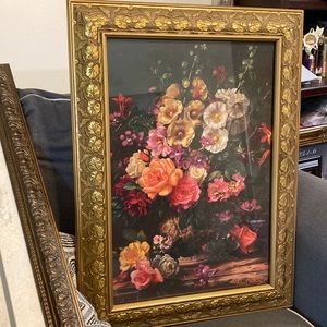 Albert Williams vintage floral painting